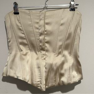 Cream Zara Corset Top